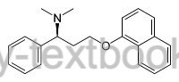 Structural formula of dapoxetine