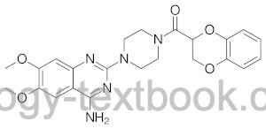 figure structural formula of doxazosin